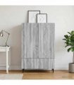 vidaXL Sideboard Grey Sonoma 66 x 34.5 x 97 cm Engineered Wood