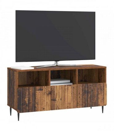 vidaXL TV Cabinet Old Wood 102 x 34.5 x 50 cm Engineered Wood — V0672158301