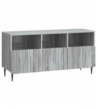 vidaXL TV Cabinet Grey Sonoma 102 x 34.5 x 50 cm Engineered Wood — V0672158303