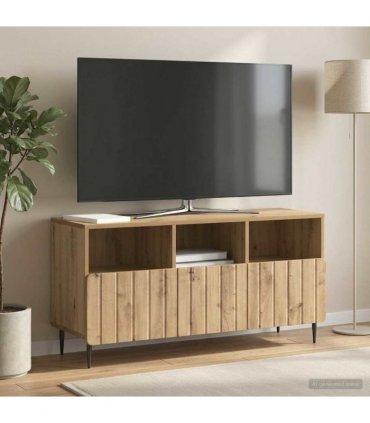 vidaXL TV Cabinet Artisan Oak 102 x 34.5 x 50 cm Engineered Wood — V0672158304