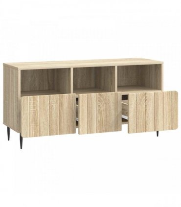 vidaXL TV Cabinet Sonoma Oak 102 x 34.5 x 50 cm Engineered Wood — V0672158305