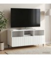 vidaXL TV Cabinet High Gloss White 102 x 34.5 x 50 cm Engineered Wood — V0672158307