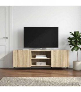 vidaXL TV Cabinet Sonoma Oak 150 x 31 x 52 cm Engineered Wood