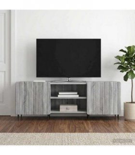 vidaXL TV Cabinet Grey Sonoma 150 x 31 x 52 cm Engineered Wood
