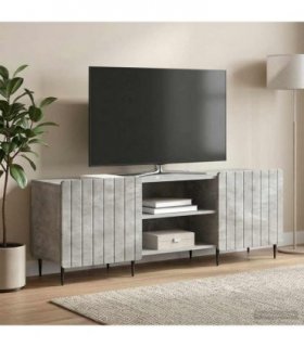 vidaXL TV Cabinet Concrete Grey 150 x 31 x 52 cm Engineered Wood