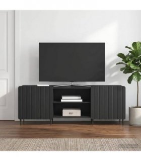 vidaXL TV Cabinet Black 150 x 31 x 52 cm Engineered Wood