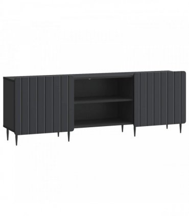 vidaXL TV Cabinet Black 150 x 31 x 52 cm Engineered Wood