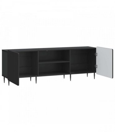 vidaXL TV Cabinet Black 150 x 31 x 52 cm Engineered Wood