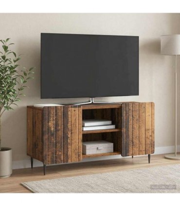 vidaXL TV Cabinet Old Wood 102 x 34.5 x 52 cm Engineered Wood