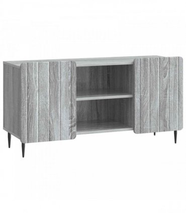 vidaXL TV Cabinet Grey Sonoma 102 x 34.5 x 52 cm Engineered Wood