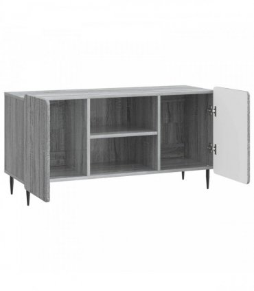 vidaXL TV Cabinet Grey Sonoma 102 x 34.5 x 52 cm Engineered Wood