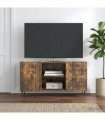 vidaXL TV Cabinet Smoked Oak 102 x 34.5 x 52 cm Engineered Wood