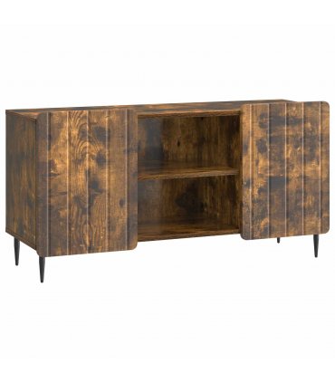 vidaXL TV Cabinet Smoked Oak 102 x 34.5 x 52 cm Engineered Wood