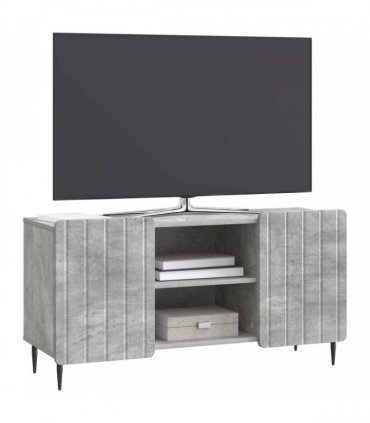 vidaXL TV Cabinet Concrete Grey 102 x 34.5 x 52 cm Engineered Wood