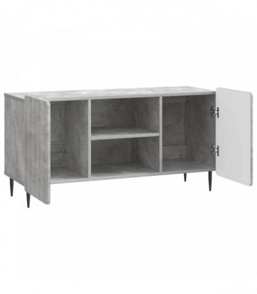 vidaXL TV Cabinet Concrete Grey 102 x 34.5 x 52 cm Engineered Wood