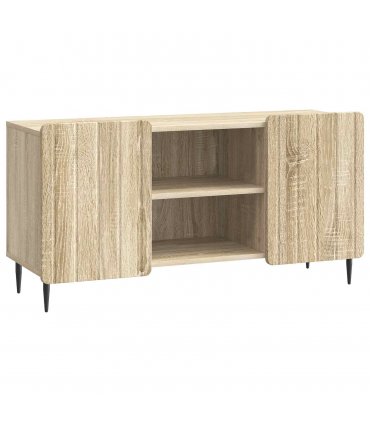 vidaXL TV Cabinet Sonoma Oak 102 x 34.5 x 52 cm Engineered Wood