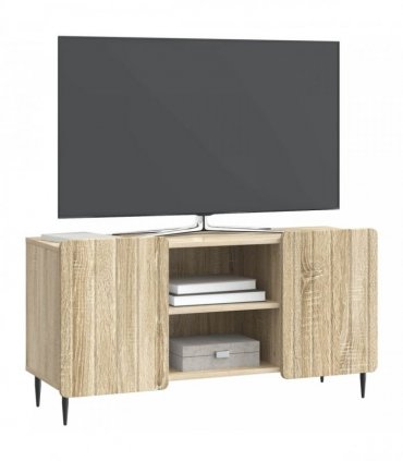 vidaXL TV Cabinet Sonoma Oak 102 x 34.5 x 52 cm Engineered Wood