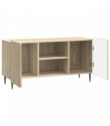 vidaXL TV Cabinet Sonoma Oak 102 x 34.5 x 52 cm Engineered Wood