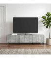 vidaXL TV Cabinet Concrete Grey 147 x 34.5 x 32 cm Engineered Wood