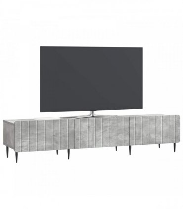 vidaXL TV Cabinet Concrete Grey 147 x 34.5 x 32 cm Engineered Wood