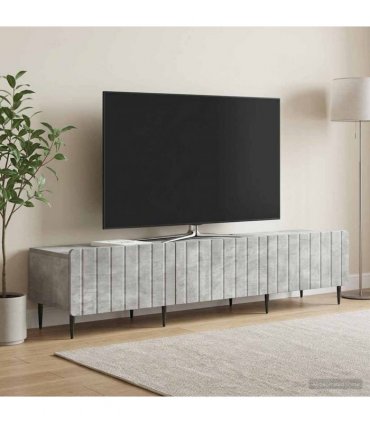 vidaXL TV Cabinet Concrete Grey 147 x 34.5 x 32 cm Engineered Wood