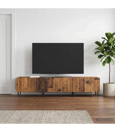 vidaXL TV Cabinet Old Wood 147 x 34.5 x 32 cm Engineered Wood
