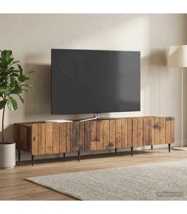vidaXL TV Cabinet Old Wood 147 x 34.5 x 32 cm Engineered Wood