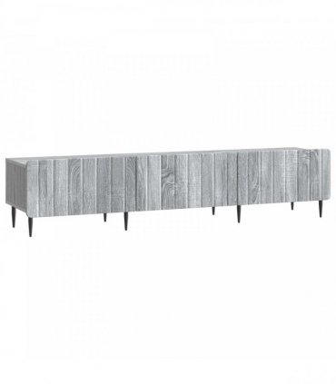 vidaXL TV Cabinet Grey Sonoma 147 x 34.5 x 32 cm Engineered Wood