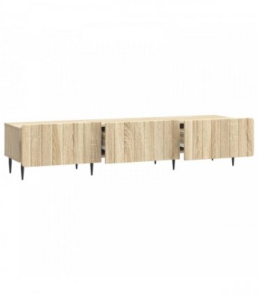 vidaXL TV Cabinet Sonoma Oak 147 x 34.5 x 32 cm Engineered Wood