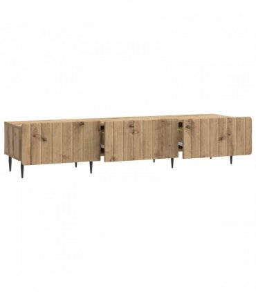 vidaXL TV Cabinet Artisan Oak 147 x 34.5 x 32 cm Engineered Wood