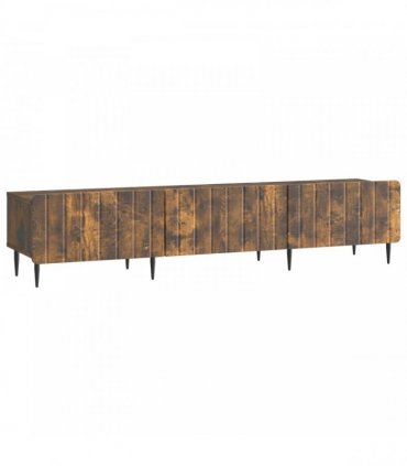 vidaXL TV Cabinet Smoked Oak 147 x 34.5 x 32 cm Engineered Wood