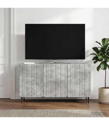 vidaXL TV Cabinet Concrete Grey 99 x 34.5 x 52 cm Engineered Wood
