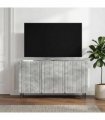 vidaXL TV Cabinet Concrete Grey 99 x 34.5 x 52 cm Engineered Wood