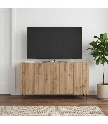 vidaXL TV Cabinet Artisan Oak 99 x 34.5 x 52 cm Engineered Wood
