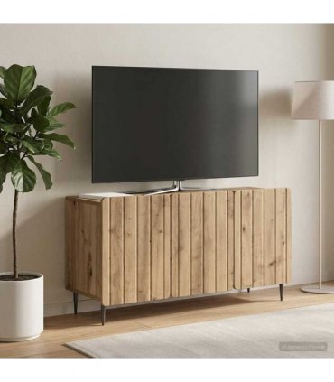 vidaXL TV Cabinet Artisan Oak 99 x 34.5 x 52 cm Engineered Wood