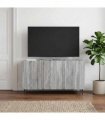vidaXL TV Cabinet Grey Sonoma 99 x 34.5 x 52 cm Engineered Wood