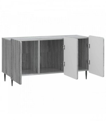 vidaXL TV Cabinet Grey Sonoma 99 x 34.5 x 52 cm Engineered Wood