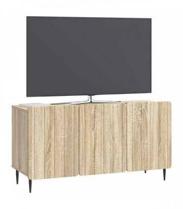 vidaXL TV Cabinet Sonoma Oak 99 x 34.5 x 52 cm Engineered Wood