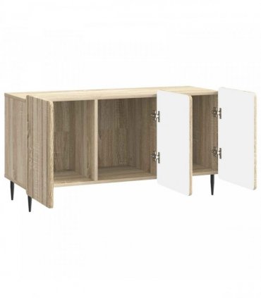 vidaXL TV Cabinet Sonoma Oak 99 x 34.5 x 52 cm Engineered Wood