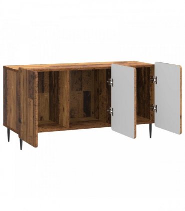 vidaXL TV Cabinet Old Wood 99 x 34.5 x 52 cm Engineered Wood
