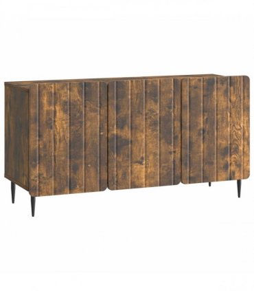 vidaXL TV Cabinet Smoked Oak 99 x 34.5 x 52 cm Engineered Wood