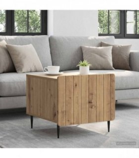 vidaXL Coffee Table Artisan Oak 49 x 50 x 42 cm Engineered Wood