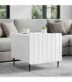 vidaXL Coffee Table High Gloss White 49 x 50 x 42 cm Engineered Wood