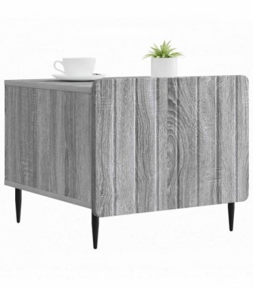vidaXL Coffee Table Grey Sonoma 49 x 50 x 42 cm Engineered Wood