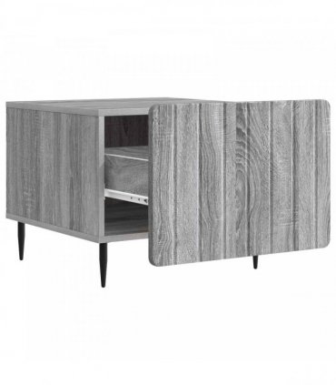 vidaXL Coffee Table Grey Sonoma 49 x 50 x 42 cm Engineered Wood