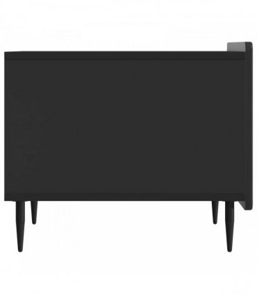 vidaXL Coffee Table with Drawer Black 49 x 50 x 42 cm Engineered Wood