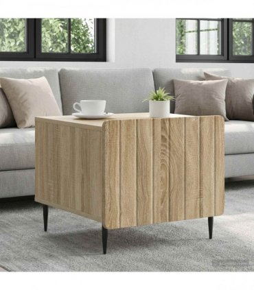 vidaXL Coffee Table Sonoma Oak 49 x 50 x 42 cm Engineered Wood