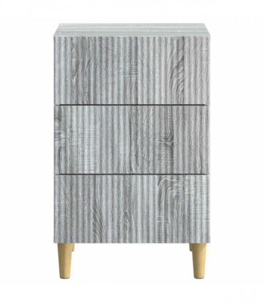 vidaXL Bedside Cabinet Grey Sonoma 43 x 41 x 66.5 cm Engineered Wood — V0672158361