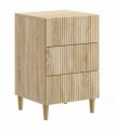 vidaXL Bedside Cabinet Sonoma Oak 43 x 41 x 66.5 cm Engineered Wood — V0672158362