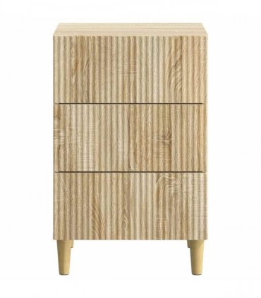 vidaXL Bedside Cabinet Sonoma Oak 43 x 41 x 66.5 cm Engineered Wood — V0672158362